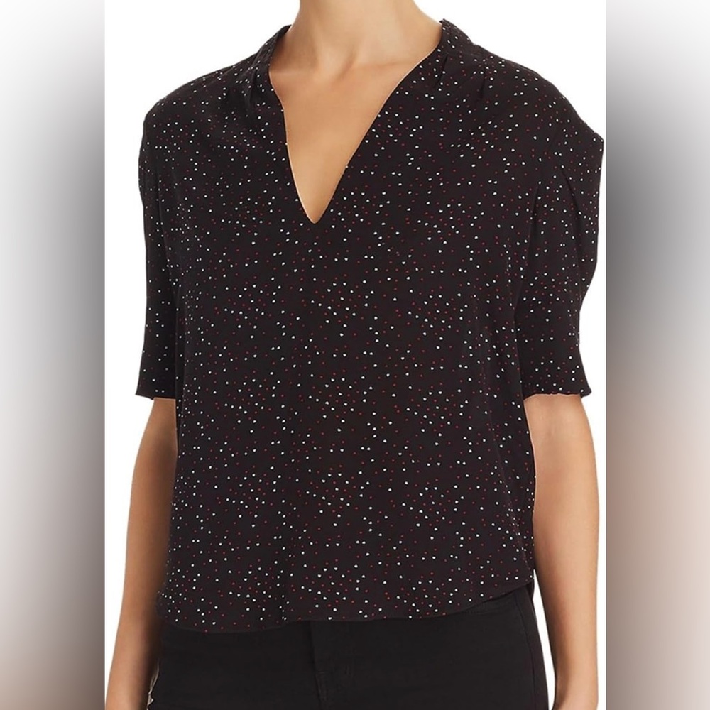 Joie heart print pull over blouse